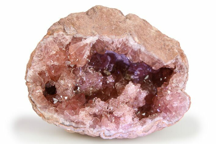Sparkly Pink Amethyst Geode - Argentina #263051